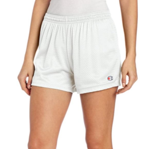 Champion Pants - Champion Women's Mesh Shorts White Size 2XL